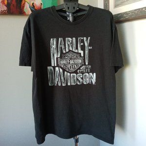 Harley-Davidson Voight Fort Mc Murry Alberta black Tee size 2X